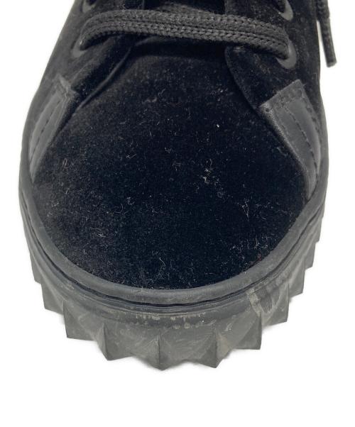 Salvatore Ferragamo（サルヴァトーレ フェラガモ）Salvatore Ferragamo (サルヴァトーレ フェラガモ) ローカットスニーカー ブラック サイズ:5.5の古着・服飾アイテム