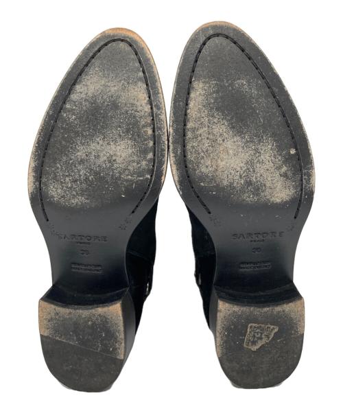 SARTORE（サルトル）SARTORE (サルトル) ショートブーツ ブラック サイズ:23の古着・服飾アイテム