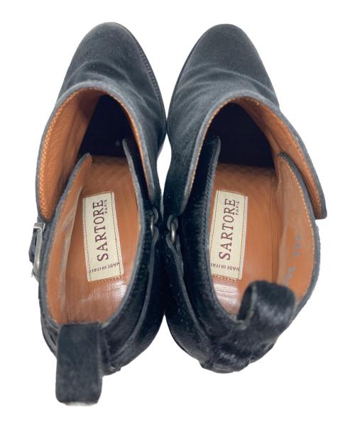 SARTORE（サルトル）SARTORE (サルトル) ショートブーツ ブラック サイズ:23の古着・服飾アイテム