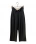 HER LIP TO（ハーリップトゥ）の古着「Straight-Leg Pants」｜ブラック