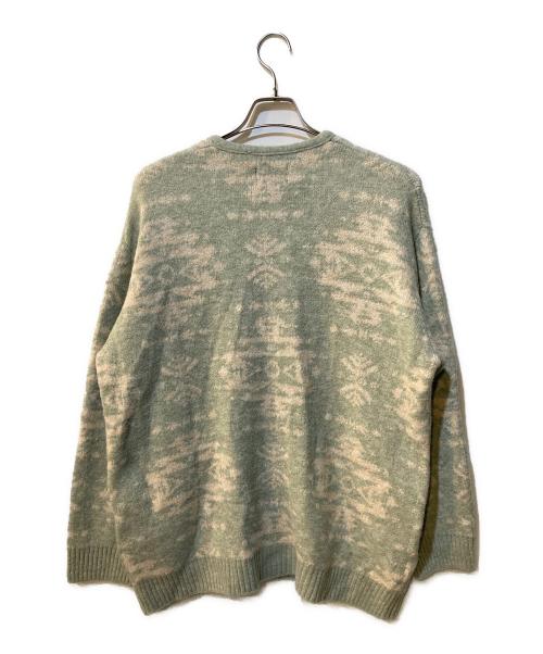 PENDLETON（ペンドルトン）PENDLETON (ペンドルトン) 別注総柄ニットカーディガン グリーン サイズ:Freeの古着・服飾アイテム