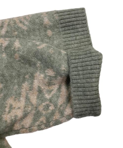 PENDLETON（ペンドルトン）PENDLETON (ペンドルトン) 別注総柄ニットカーディガン グリーン サイズ:Freeの古着・服飾アイテム