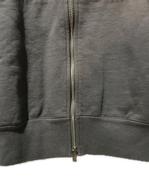 CLEL（クレイル）CLEL (クレイル) ロゴ刺繍フルジップパーカーフーディー グレー サイズ:Sの古着・服飾アイテム