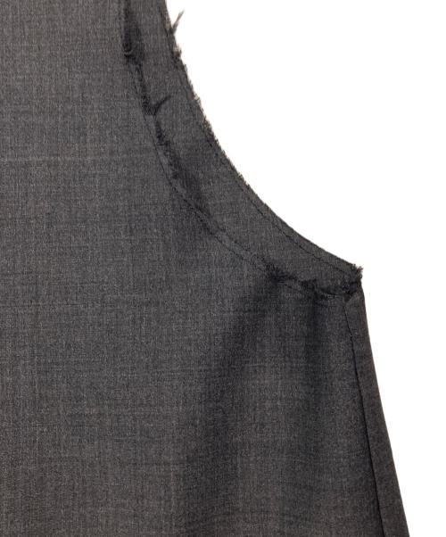 VERMEIL par iena（ヴェルメイユ パー イエナ）VERMEIL par iena (ヴェルメイユ パー イエナ) ロングVネックワンピース グレー サイズ:Freeの古着・服飾アイテム