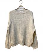 TRICOTS JEAN MARCトリコットジーンマルク）の古着「クルーネックニット HUGO」｜ベージュ