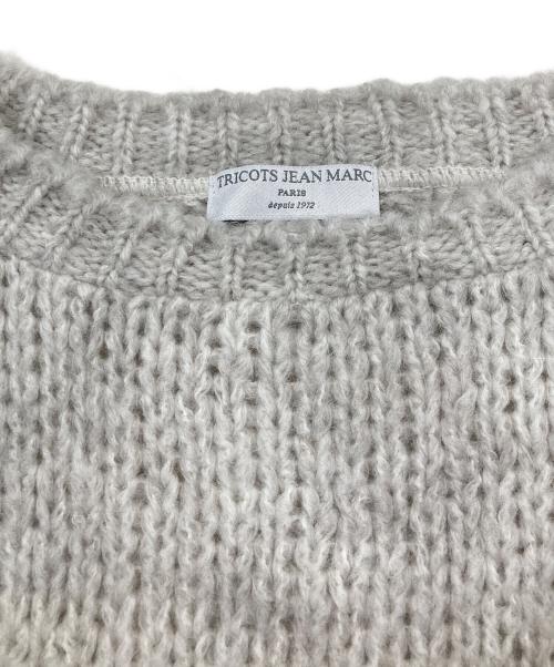 TRICOTS JEAN MARC（トリコットジーンマルク）TRICOTS JEAN MARC (トリコットジーンマルク) クルーネックニット HUGO ベージュ サイズ:Freeの古着・服飾アイテム
