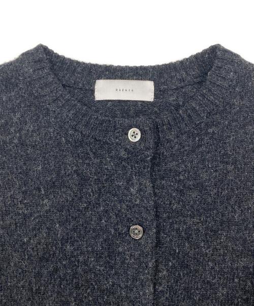 KAGURE（カグレ）KAGURE (カグレ) ハミルトン クルーネックニットカーディガン ブラック サイズ:Freeの古着・服飾アイテム