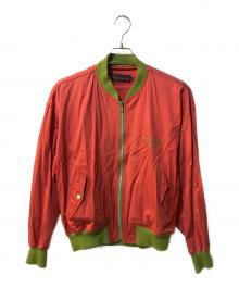 CHAPS RALPH LAUREN（チャップス ラルフローレン）の古着「刺繍ジャケット」｜レッド