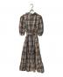 HER LIP TO (ハーリップトゥ) Bergamo Plaid Tiered Long Dress ブラウン サイズ:M：5000円