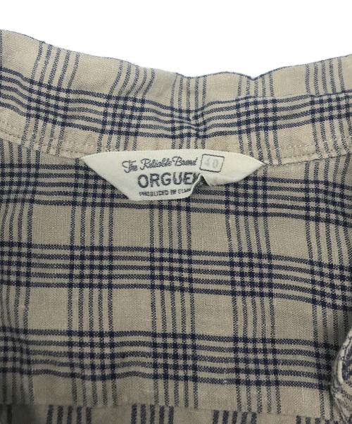 ORGUEIL（オルゲイユ）ORGUEIL (オルゲイユ) ワンピースカラーシャツ ベージュ サイズ:40の古着・服飾アイテム