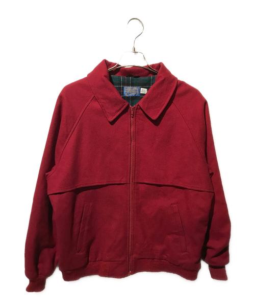 PENDLETON（ペンドルトン）PENDLETON (ペンドルトン) ジップアップウールジャケット レッド サイズ:Lの古着・服飾アイテム