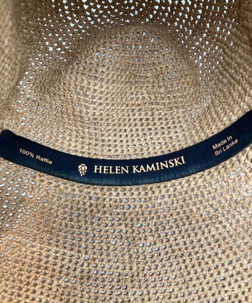 HELEN KAMINSKI（ヘレンカミンスキー）HELEN KAMINSKI (ヘレンカミンスキー) ストローハット ベージュの古着・服飾アイテム