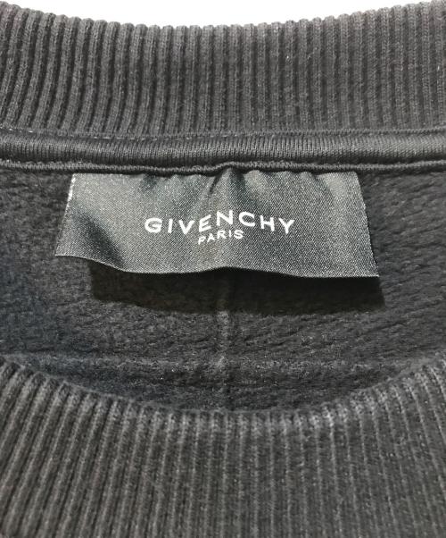 GIVENCHY（ジバンシィ）GIVENCHY (ジバンシィ) ショルダージップスウェット ブラック サイズ:Mの古着・服飾アイテム