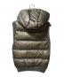MONCLER (モンクレール) ニット切り替えダウンベスト グレー サイズ:M：42000円
