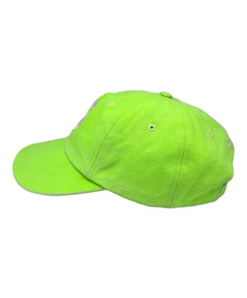 SUPREME（シュプリーム）SUPREME (シュプリーム) Pigment Canvas S Logo 6-Panel ライムの古着・服飾アイテム