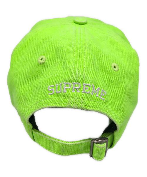 SUPREME（シュプリーム）SUPREME (シュプリーム) Pigment Canvas S Logo 6-Panel ライムの古着・服飾アイテム