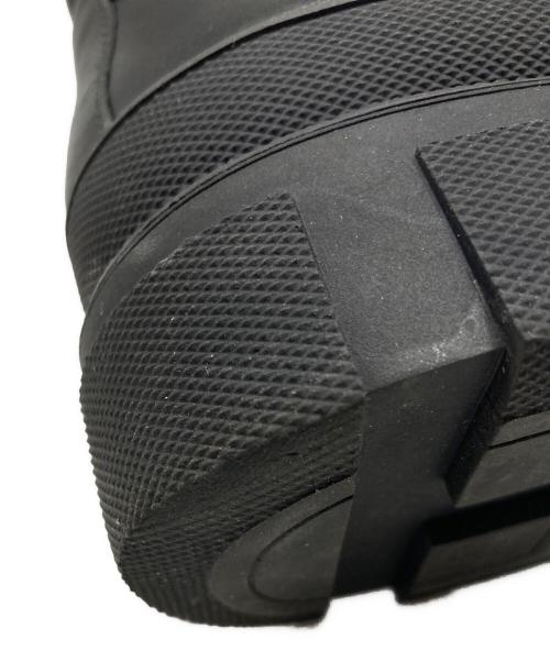 MOHI（モヒ）MOHI (モヒ) フロントジップソフトレザーショートブーツ ブラック サイズ:37の古着・服飾アイテム