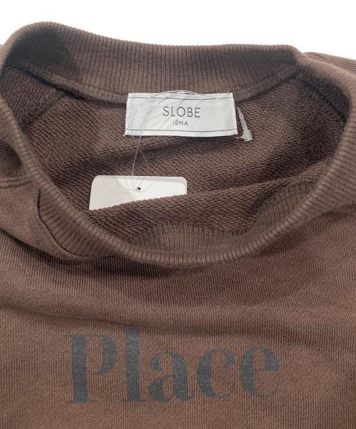 SLOBE IENA（スローブ イエナ）SLOBE IENA (スローブ イエナ) place des Quinconces スウェット ブラウン サイズ:Free 未使用品の古着・服飾アイテム
