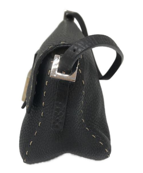 FENDI（フェンディ）FENDI (フェンディ) レザーミニマンマバケット ブラック サイズ:Freeの古着・服飾アイテム