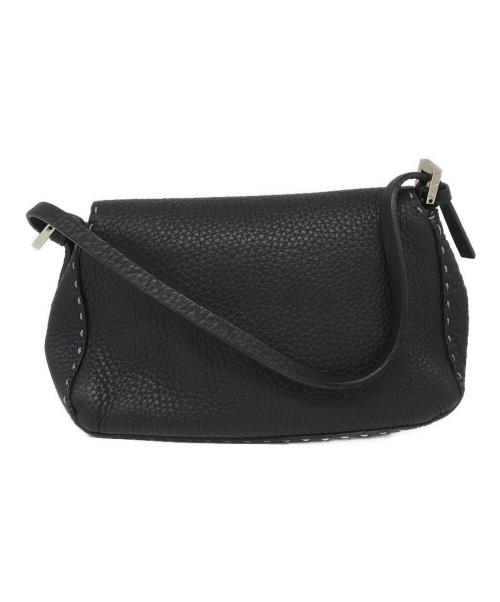 FENDI（フェンディ）FENDI (フェンディ) レザーミニマンマバケット ブラック サイズ:Freeの古着・服飾アイテム