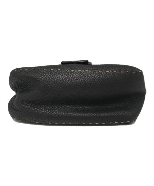 FENDI（フェンディ）FENDI (フェンディ) レザーミニマンマバケット ブラック サイズ:Freeの古着・服飾アイテム