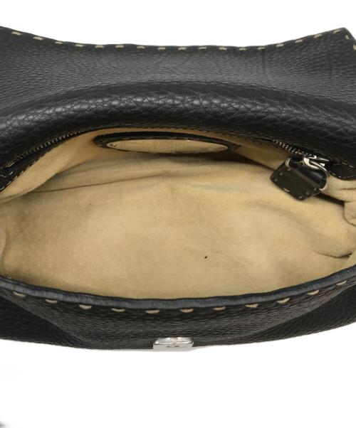 FENDI（フェンディ）FENDI (フェンディ) レザーミニマンマバケット ブラック サイズ:Freeの古着・服飾アイテム