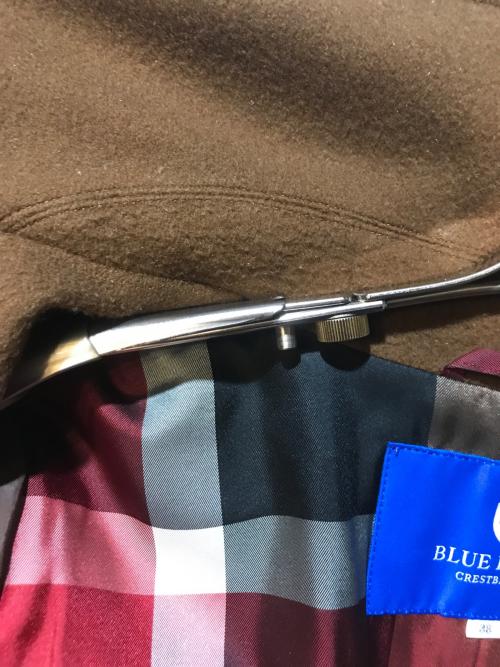 BLUE LABEL CRESTBRIDGE（ブルーレーベルクレストブリッジ）BLUE LABEL CRESTBRIDGE (ブルーレーベルクレストブリッジ) ウールコート ブラウン サイズ:Mの古着・服飾アイテム