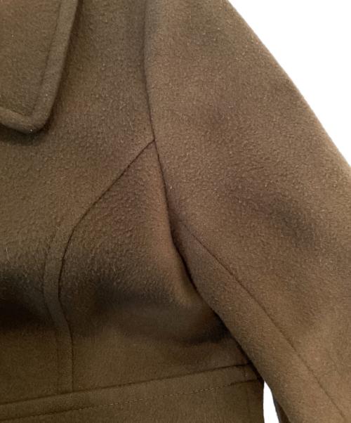 BLUE LABEL CRESTBRIDGE（ブルーレーベルクレストブリッジ）BLUE LABEL CRESTBRIDGE (ブルーレーベルクレストブリッジ) ウールコート ブラウン サイズ:Mの古着・服飾アイテム