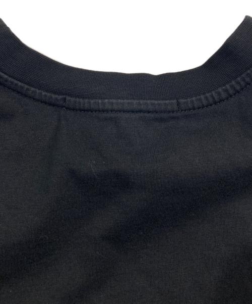 MSGM（エムエスジーエム）MSGM (エムエスジーエム) バック ロゴプリント コットン T-シャツ ブラック サイズ:Mの古着・服飾アイテム