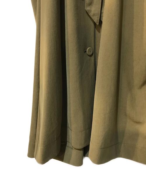 CELFORD（セルフォード）CELFORD (セルフォード) ノーカラーシャツワンピース カーキ サイズ:Freeの古着・服飾アイテム