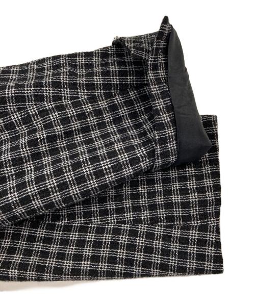 JOURNAL STANDARD（ジャーナルスタンダード）JOURNAL STANDARD (ジャーナルスタンダード) ハイランドウールチェックダブルブレステッドジャケット ブラック サイズ:Freeの古着・服飾アイテム