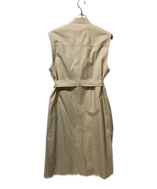 CABAN（キャバン）CABAN (キャバン) ポリエステルコットンポプリン ロングジレ ベージュ サイズ:Freeの古着・服飾アイテム