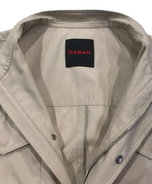 CABAN（キャバン）CABAN (キャバン) ポリエステルコットンポプリン ロングジレ ベージュ サイズ:Freeの古着・服飾アイテム