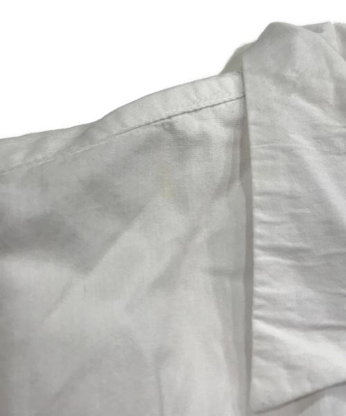 NOMA t.d.（ノーマティーディー）NOMA t.d. (ノーマティーディー) フラワーエンブロイダリーオープンカラーシャツ ホワイト サイズ:4の古着・服飾アイテム