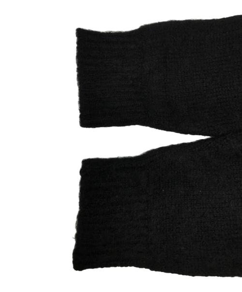 uniform experiment（ユニフォームエクスペリメント）uniform experiment (ユニフォームエクスペリメント) BRUSHED CARDIGAN ブラック サイズ:１の古着・服飾アイテム