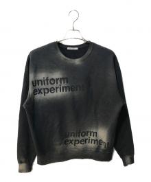 uniform experiment（ユニフォームエクスペリメント）の古着「FADE SWEATSHIRT」｜グレー