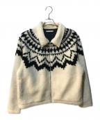 uniform experimentユニフォームエクスペリメント）の古着「SHERPA BLOUSON」｜ホワイト×ブラック