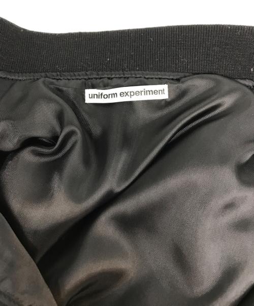 uniform experiment（ユニフォームエクスペリメント）uniform experiment (ユニフォームエクスペリメント) FLIGHT JACKET ブラック サイズ:１の古着・服飾アイテム