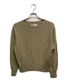 MHL（エムエイチエル）の古着「リブ編みニット」｜グリーン