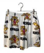 ICE CREAMアイスクリーム）の古着「ICECREAM CONES TIGER SHORTS」｜ホワイト