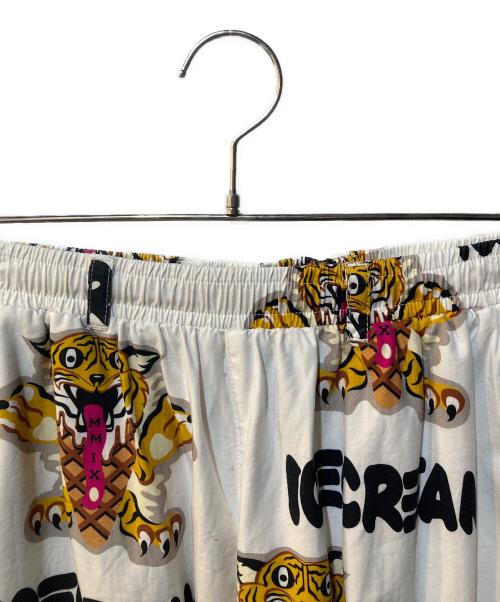 ICE CREAM（アイスクリーム）ICE CREAM (アイスクリーム) ICECREAM CONES TIGER SHORTS ホワイト サイズ:XLの古着・服飾アイテム