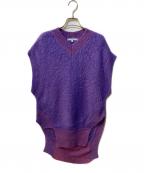 UN3D.アンスリード）の古着「MOHAIR KT VEST」｜パープル