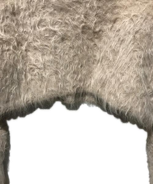 anuans（アニュアンス）anuans (アニュアンス) スーリーアルパカショートニットプルオーバー ベージュ サイズ:Freeの古着・服飾アイテム