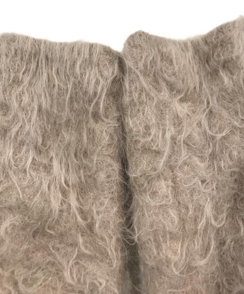 anuans（アニュアンス）anuans (アニュアンス) スーリーアルパカショートニットプルオーバー ベージュ サイズ:Freeの古着・服飾アイテム