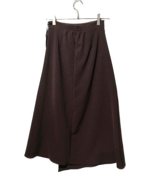 anuans（アニュアンス）anuans (アニュアンス) アシンメトリーレイヤードスカート ボルドー サイズ:S 未使用品の古着・服飾アイテム