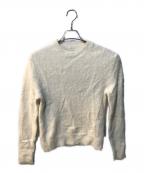 the Barnnetザ バーネット）の古着「Glitter Logo Alpaca Knit Sweater」｜ホワイト