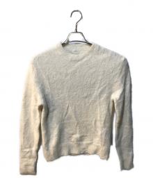the Barnnet（ザ バーネット）の古着「Glitter Logo Alpaca Knit Sweater」｜ホワイト