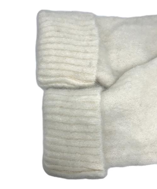 the Barnnet（ザ バーネット）the Barnnet (ザ バーネット) Glitter Logo Alpaca Knit Sweater ホワイト サイズ:Freeの古着・服飾アイテム