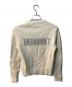 the Barnnet (ザ バーネット) Glitter Logo Alpaca Knit Sweater ホワイト サイズ:Free：8000円
