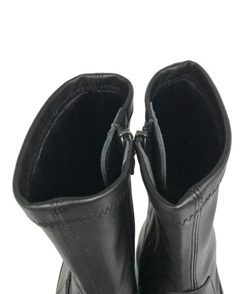 DIANA（ダイアナ）DIANA (ダイアナ) ストレッチショートブーツ ブラック サイズ:22.5ｃｍの古着・服飾アイテム